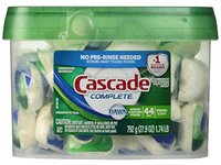 Cascade Complete All-in-1 Dishwasher Detergent, Fresh Scent, 44 Pacs, 27.9 oz - Image 2