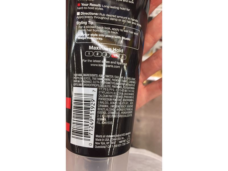 L'Oreal Paris Studio Line Mega Hair Gel, 6.8 fl oz