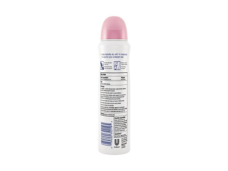 Dove Dry Spray Antiperspirant, Beauty Finish, 3.8 oz/107 g