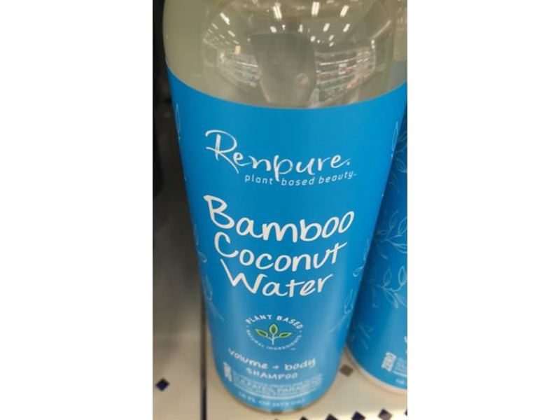 Renpure Volume + Body Shampoo, Bamboo Coconut Water, 16 fl oz/473 mL