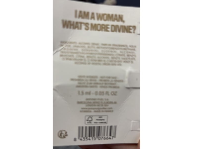 Jean Paul Gaultier Divine Eau De Parfum, 0.05 fl oz/1.5 mL