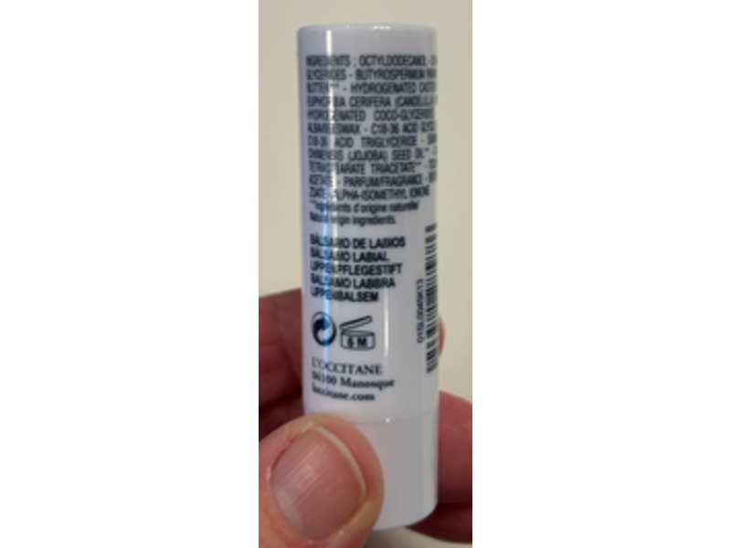 L'Occitane Ultra Rich Lip Balm, Shea Butter, 0.15 oz/4.5 g