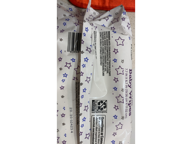 Member's Mark Baby Wipes, 96 Count, Pack Of 12