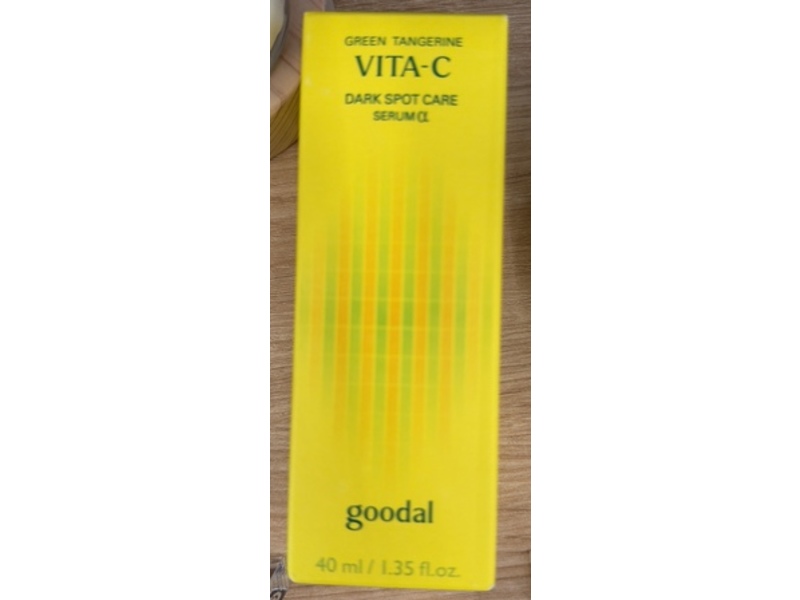 Goodal Vita-C Dark Spot Care Serum Alpha, Green Tangerine, 1.35 fl oz/40 mL