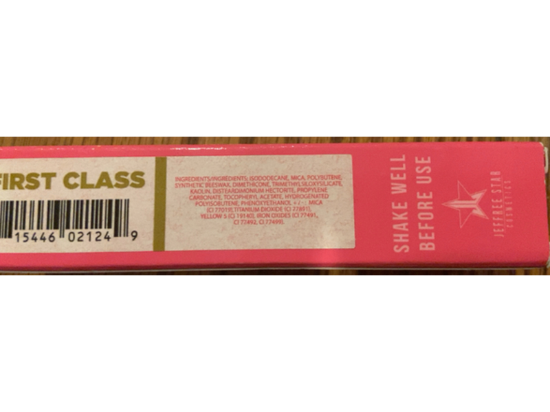 Jeffree Star Velour Liquid Lipstick, First Class, 0.19 fl oz/5.5 mL