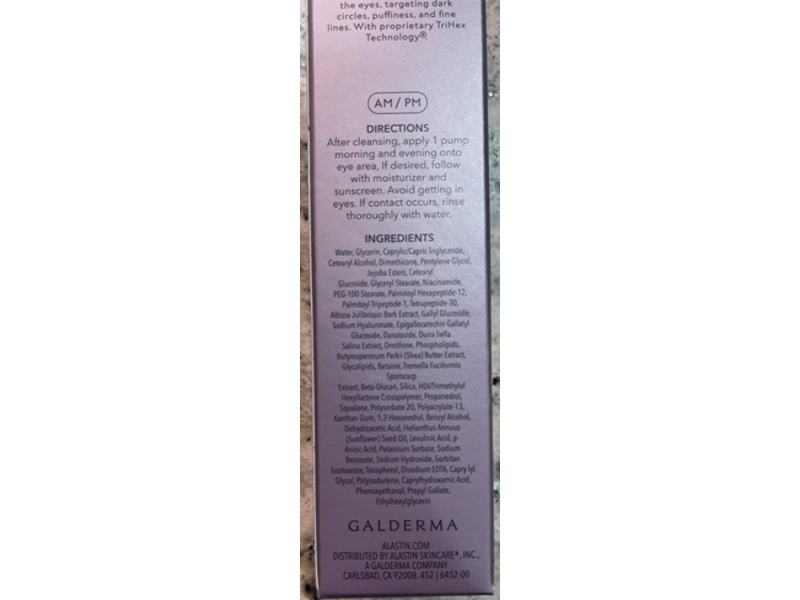 Alastin Skincare Restorative Eye Complex, 0.6 fl oz/18 mL