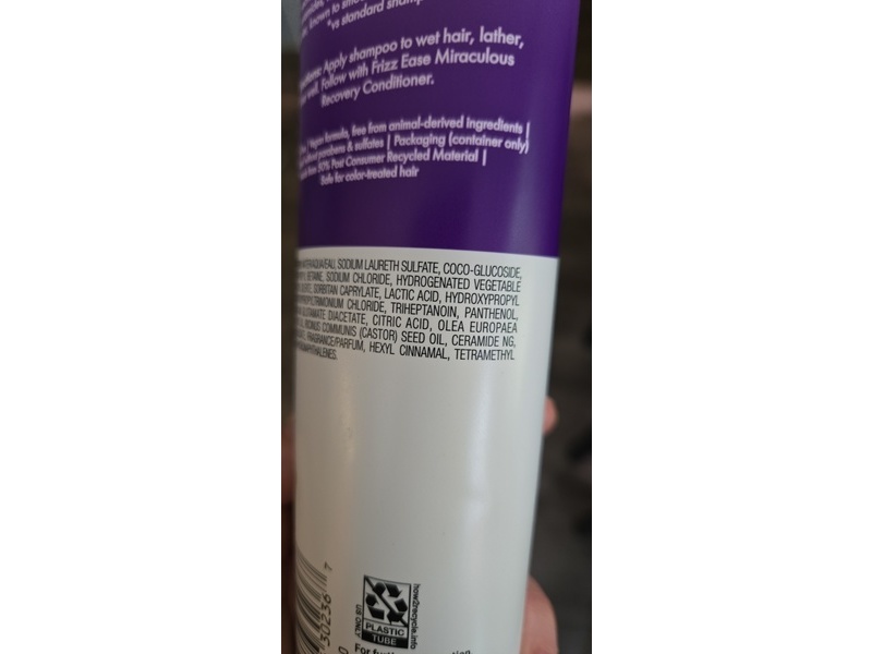 John Frieda Frizz Ease Miraculous Recovery Shampoo, 10.1 fl oz/298 mL