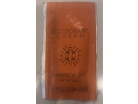 Little Seed Farm Deodorant Cream, Orange, Vetiver, 0.2 oz - thumbnail 1