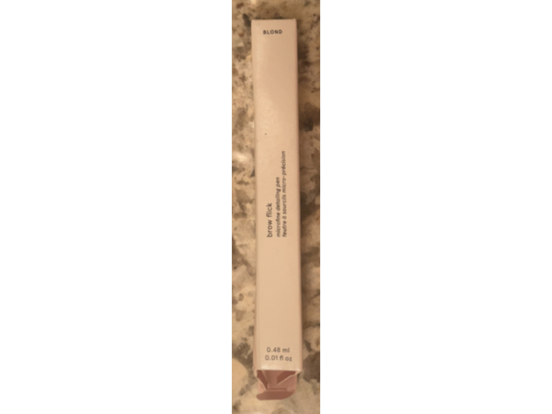 Glossier Brow Flick Microfine Detailing Pen, Blonde, 0.01 fl oz/0.48 mL