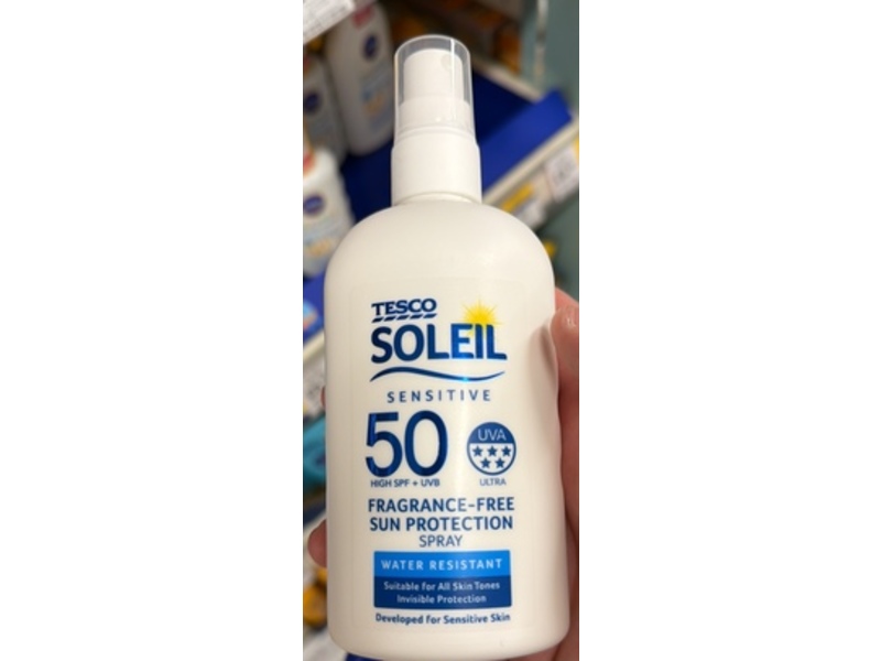 Tesco Soleil Sun Protection Spray, SPF 50, 200 mL