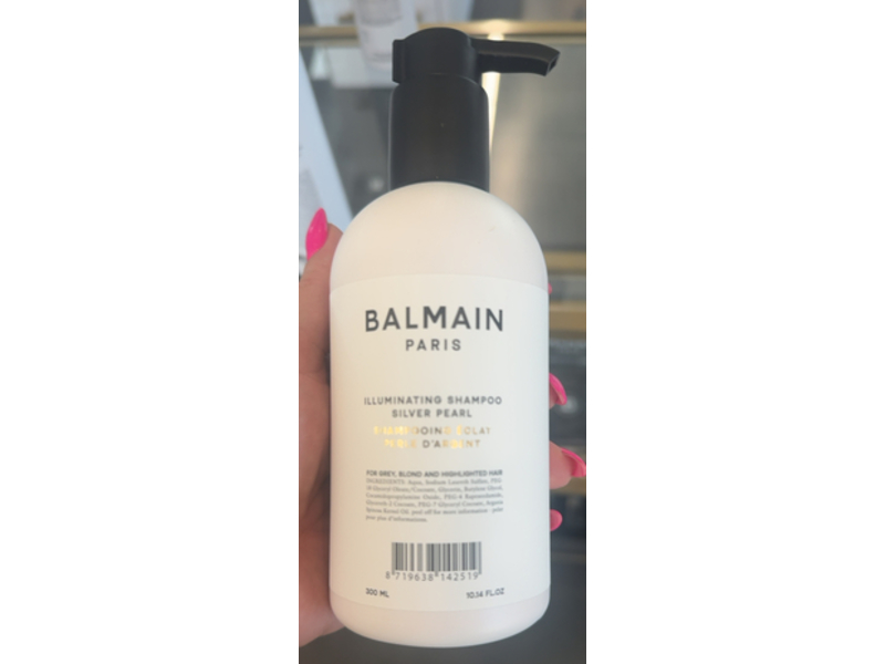 Balmain Paris Illuminating Shampoo, Silver Pearl, 10.14 oz/300 mL