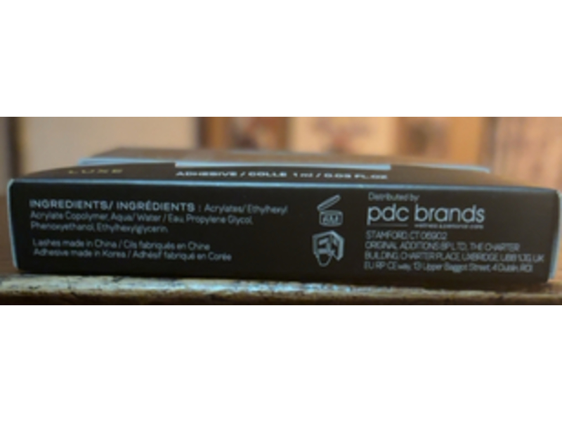 Eylure Luxe Faux Mink Adhesive Eyelashes, Ruby, 0.03 oz/1 mL