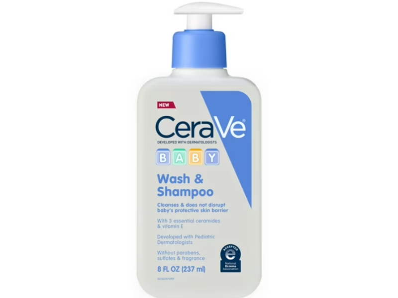 CeraVe Beby Wash & Shampoo, 237 mL.