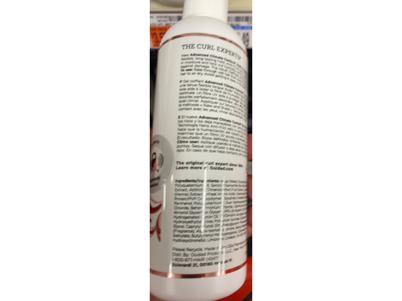 Ouidad The Curl Experts Advanced Climate Control Gel, 8.5 fl oz/250 mL