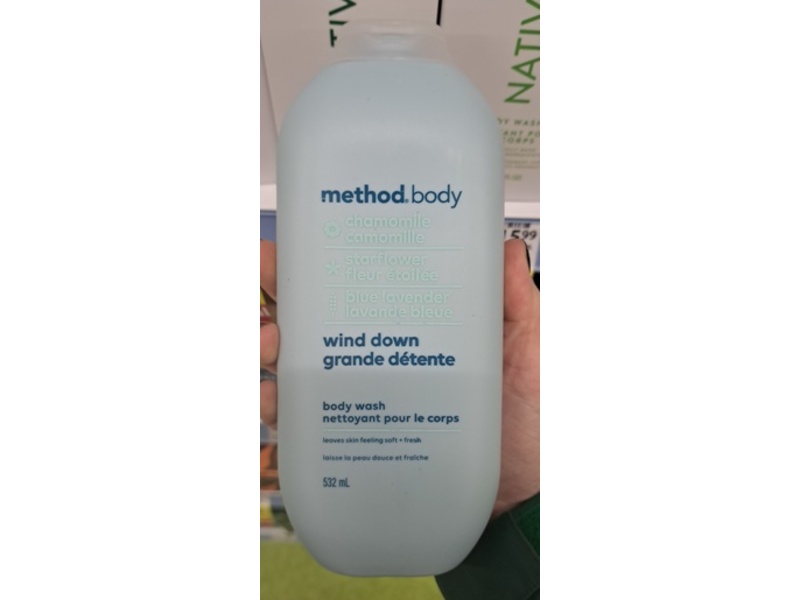 Method Body Wash, Wind Down, 18 fl oz/532 mL, Pack Of 6