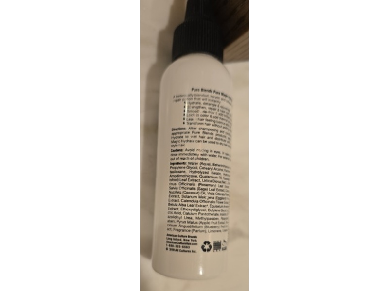 Pure Blends Pure Magic Hydrate Leave In Conditioner, 2 oz/60 mL
