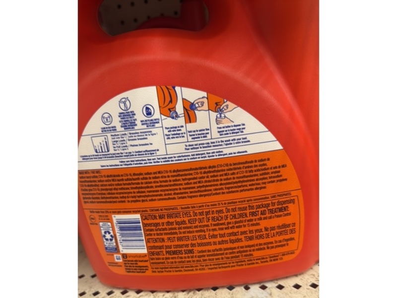 Tide Ultra Downy Laundry Detergent, April Fresh, 94 Loads, 132 fl oz/3.9 L