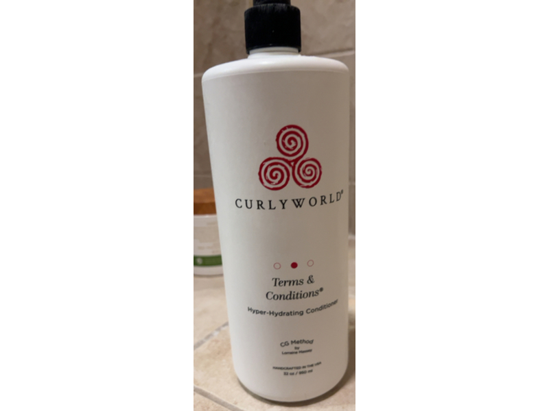 Curly World Terms & Conditions Hyper - Hydrating Conditioner, 32 oz/950 mL