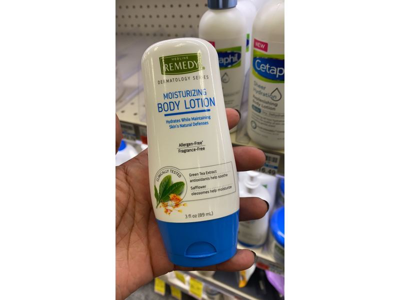 Remedy Dermatology Moisturizing Unscented Body Lotion, 3 Oz