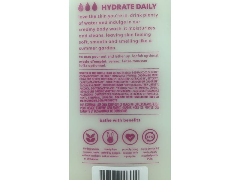 Method Hydrating Body Wash, Magnolia, 18 fl oz/532 mL
