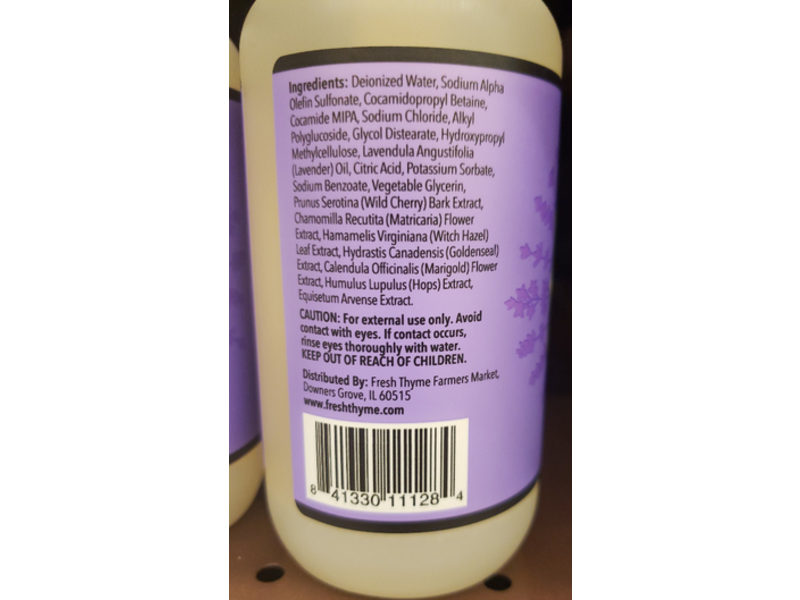 Fresh Thyme Hand Soap, Lavender Meadow, 12 fl oz/355 mL