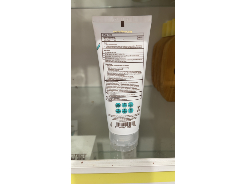 Australian Gold Botanical SPF 50 Tinted Face Sunscreen, Medium To Tan, 3 fl oz/89 mL