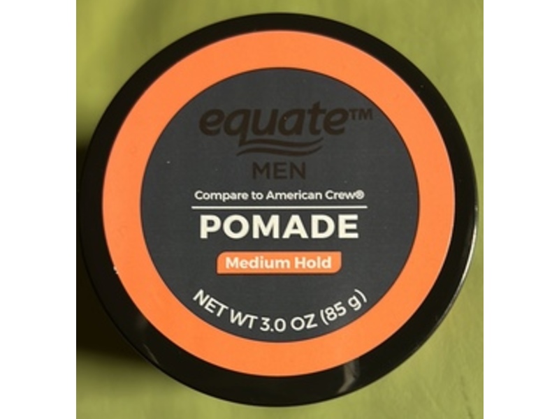 Equate Men Pomade, Medium Hold, 3.0 oz/85 g