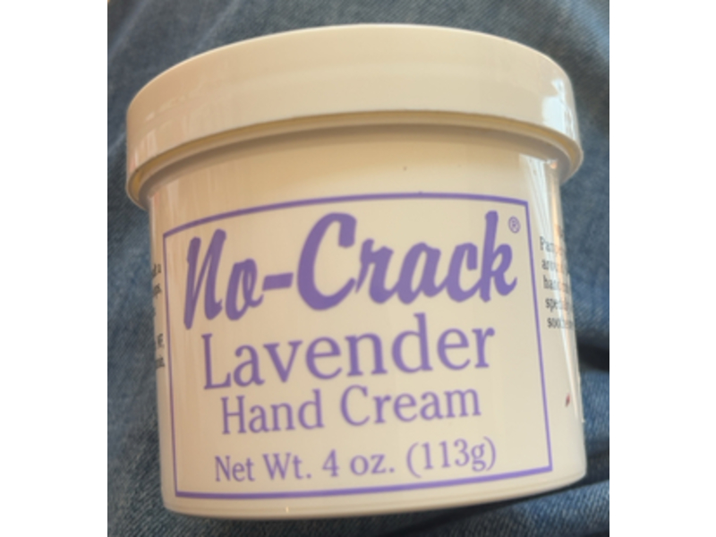 No - Crack Hand Cream, Lavender, 4 oz/113 g