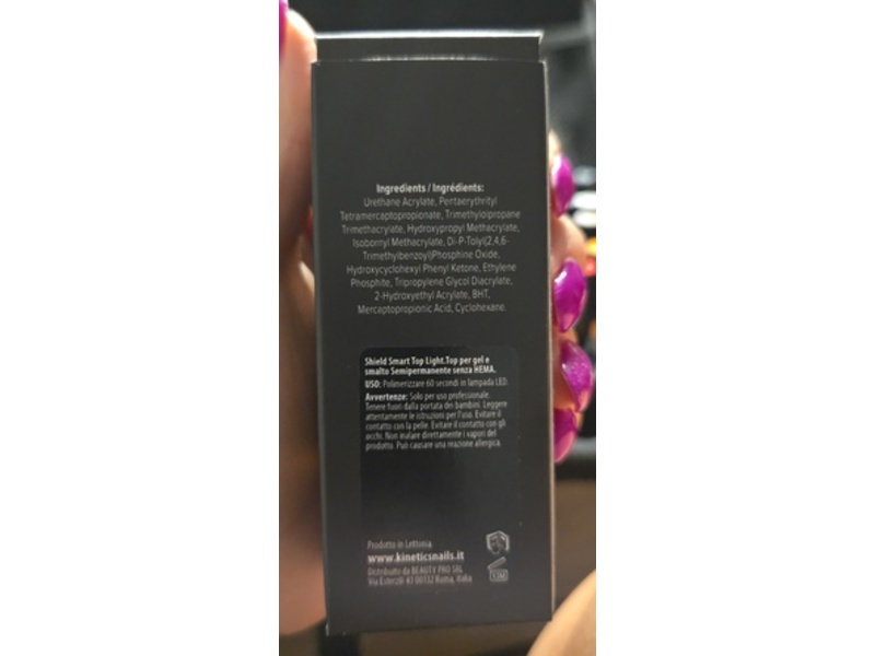 Kinetics Sheild Smart Topcoat, Light, 0.5 fl oz/15 mL