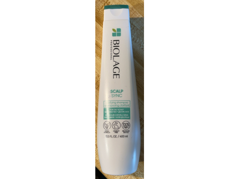 Biolage Scalp Sync Clarifying Shampoo, Fermented Tea & Glycolic Acid, 13.5 fl oz/400 mL