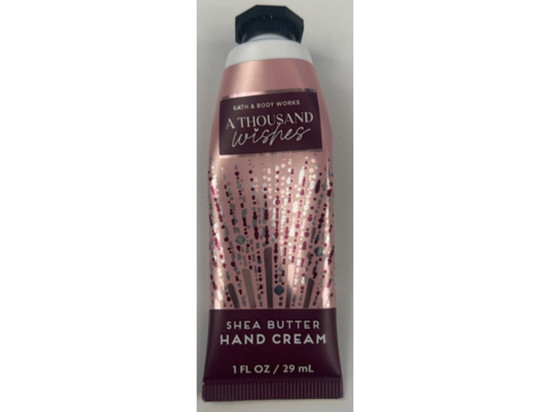 Bath & Body Works Shea Butter Hand Cream, A Thousand Wishes, 1 fl oz/29mL