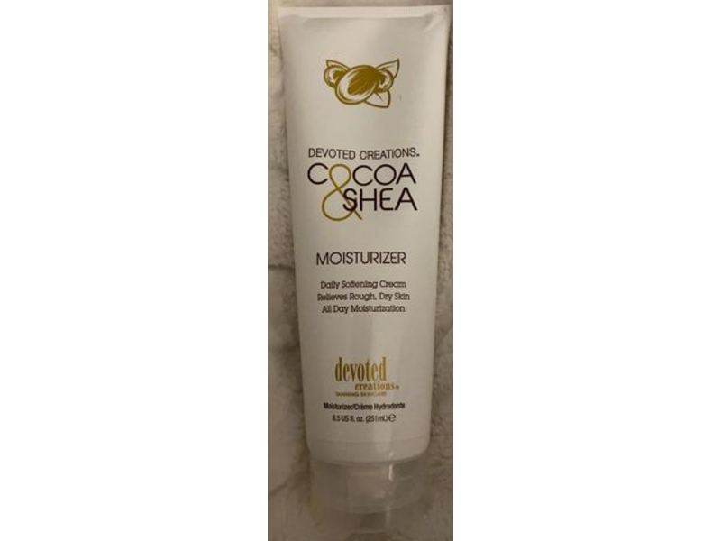 Devoted Creations Cocoa & Shea Moisturizer, 8.5 fl oz/251 mL
