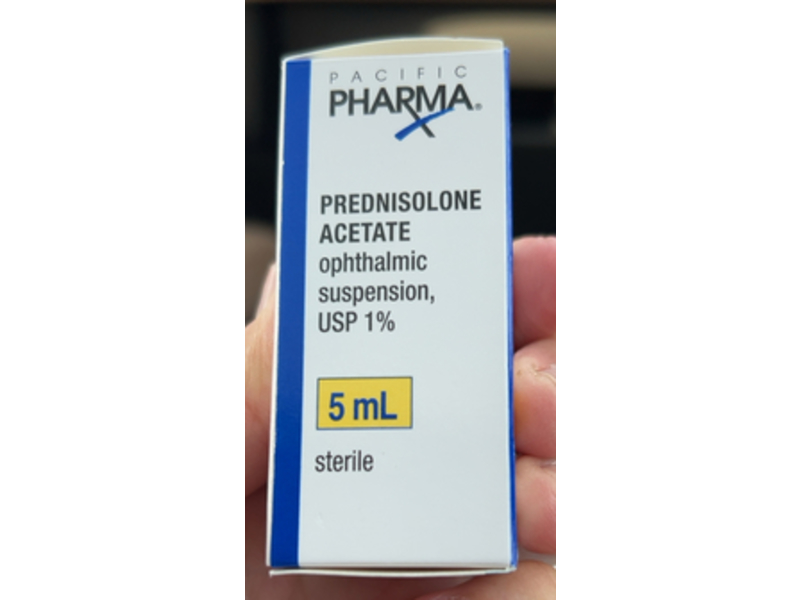 Prednisolone Acetate Ophthalmic Suspension 1%, 5 mL, Pacific Pharma (Rx)