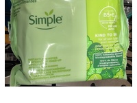 Simple Kind To Skin Cleansing Wipes, Vitamin B5 + E, 25 Count - thumbnail 2