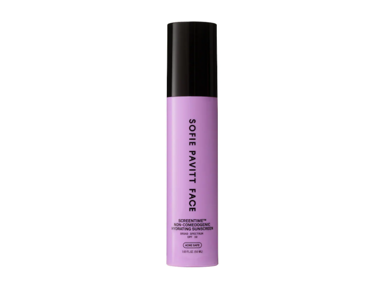 Sofie Pavitt Face Screentime Hydrating Sunscreen, SPF 30, 1.69 fl oz/50 mL.