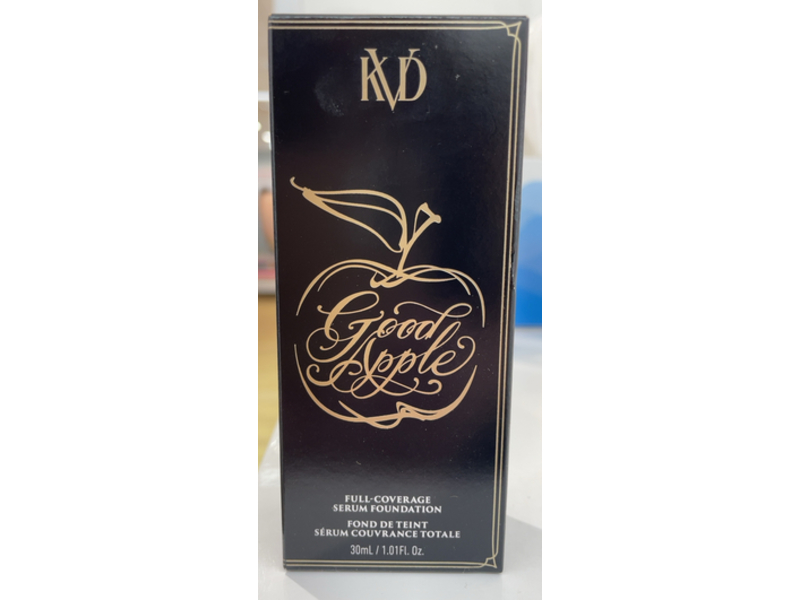 KVD Good Apple Full-Coverage Serum Foundation, Medium 039, 1.01 fl oz/30 mL