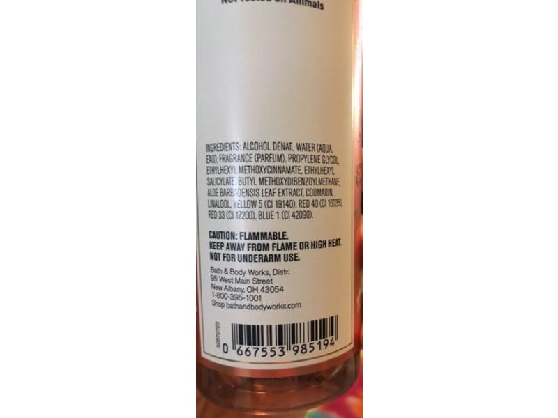 Bath & Body Works Fine Fragrance Mist, Coconut Cream Pie, 8 fl oz/235 mL