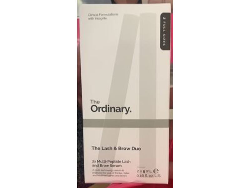 The Ordinary The Lash & Brow Duo Serum, 0.16 fl oz/5 mL