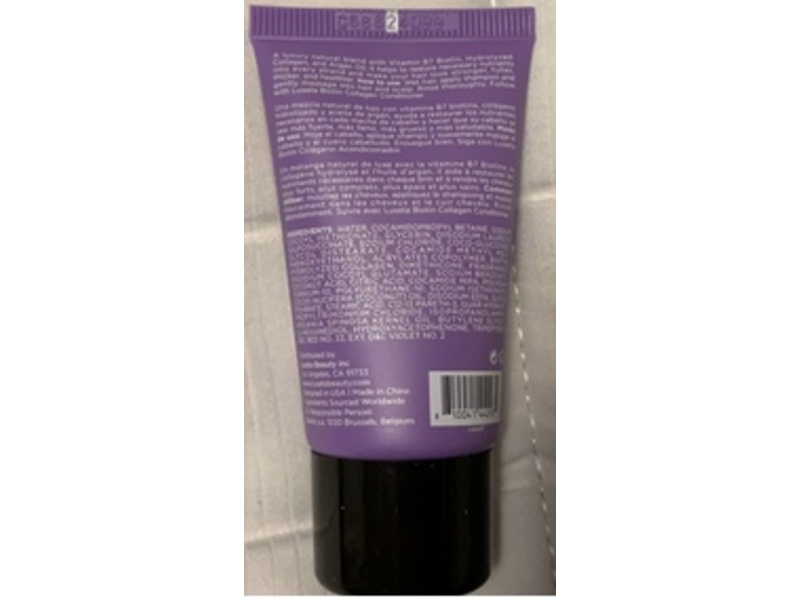 Luseta Biotin & Collagen Shampoo, 1.01 fl oz/30 mL