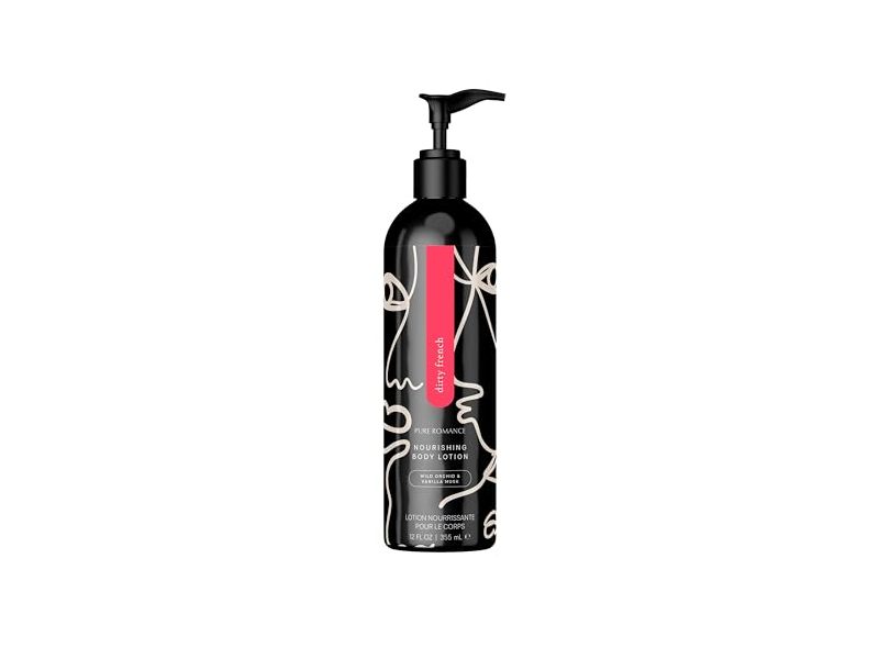 Pure Romance Nourishing Body Lotion, Dirty French, Wild Orchid & Vanilla Musk, 12 fl oz/355 mL