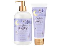 SheaMoisture Baby Relaxing Nighttime Shampoo & Bath Milk + Body Cream Set, Manuka Honey & Lavender - Image 2