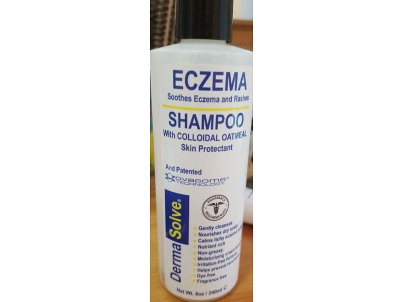 Dermasolve Eczema & Rashes Shampoo, Collodidal Oatmeal, 8 oz/240 mL