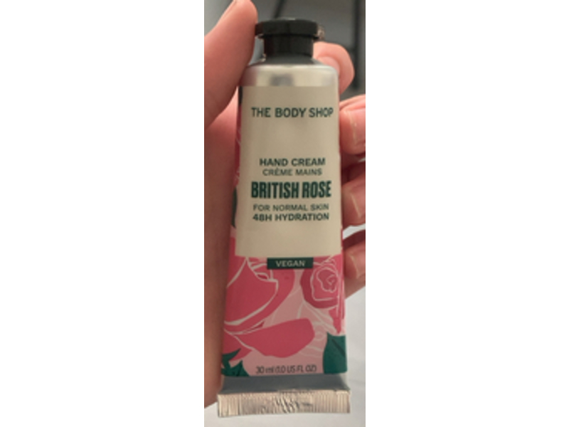 The Body Shop Hand Cream, British Rose, 1.0 fl oz/30ml