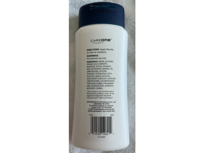 Careone Advance Recovery Body Lotion, 10 fl oz/295 mL