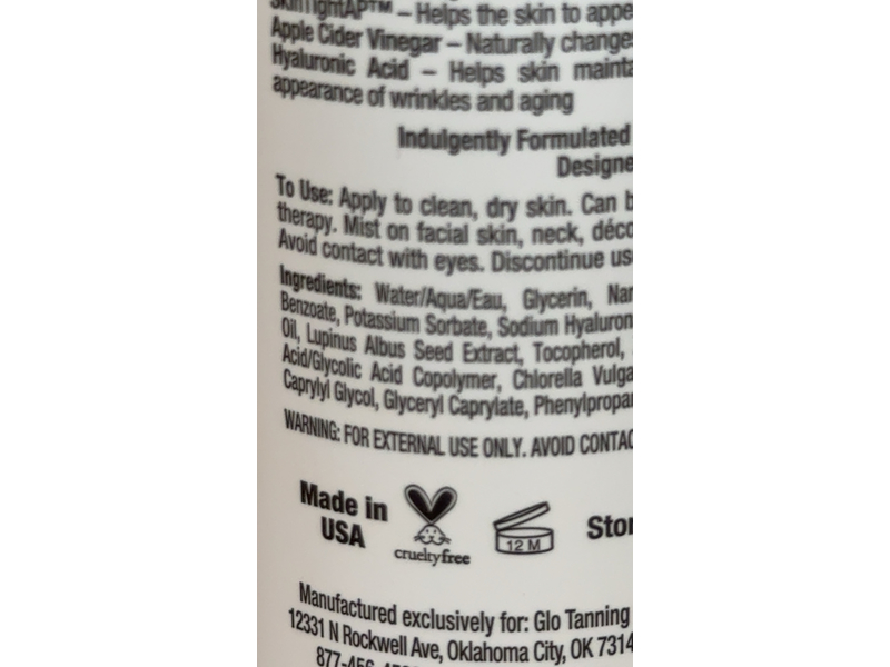 Skin By Glo Youth Boost Instant Skin Perfecting Spray, 6.76 fl oz/200 mL