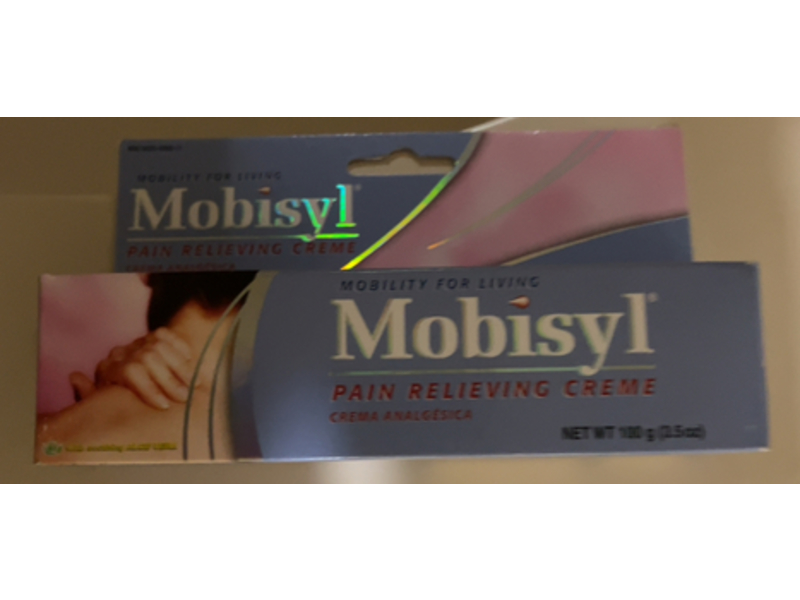 Mobisyl Maximum Strength Pain Relieving Creme, Aloe Vera, 3.5 oz/100 g