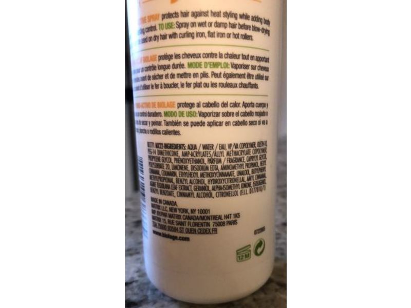 Biolage Styling Thermal Active Spray, 8.5 fl oz/250 mL