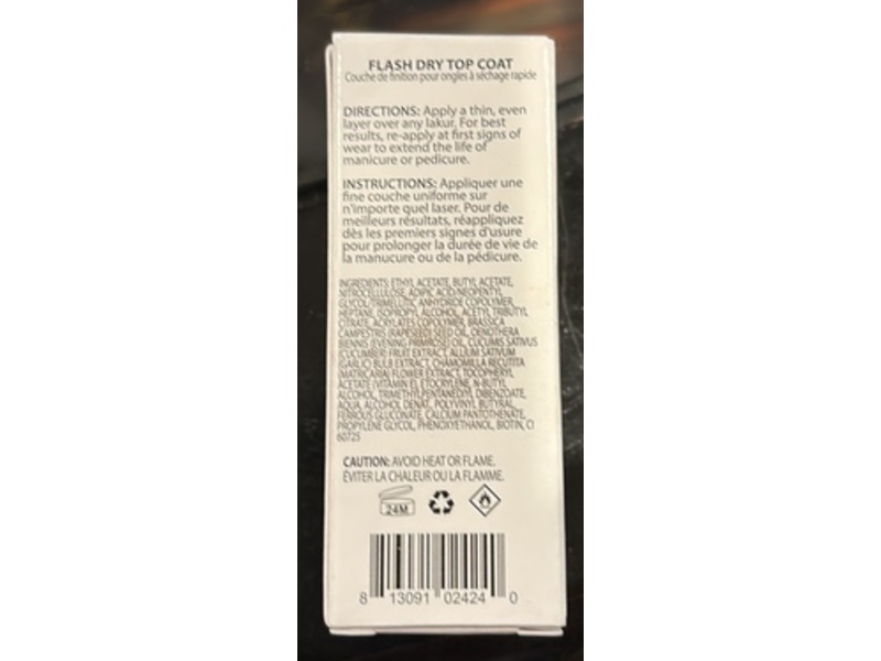 Londontown Kur Flash Day Top Coat, 0.4 fl oz/12 mL