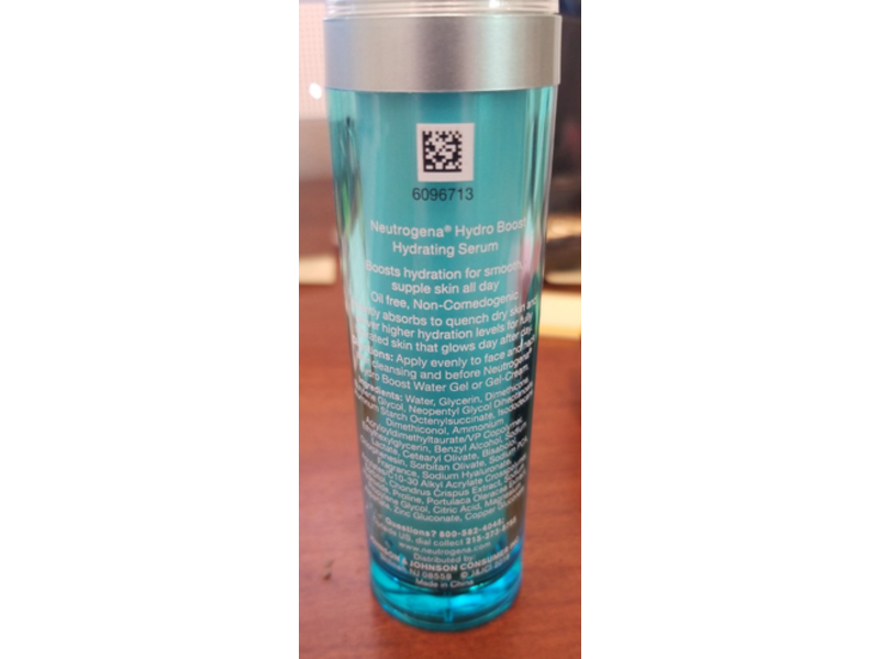 Neutrogena Hydro Boost Hydrating Serum, 1.0 fl oz |30 mL