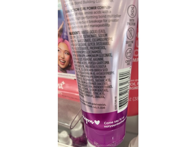 Not Your Mother's Bond Building Shampoo, Curl Talk, 2 fl oz/60 mL